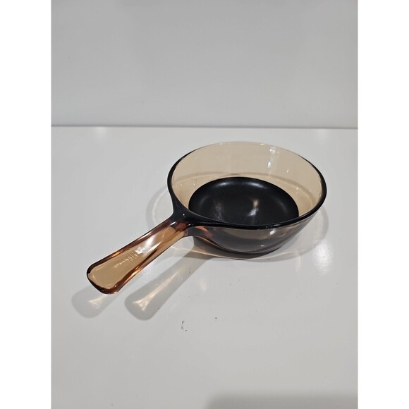 Vision Corning Ware USA Cookware Amber 0.5L Glass Non-stick Saucepan - Picture 1 of 6